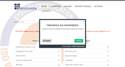 Desktop Screenshot of prhoinsa.com